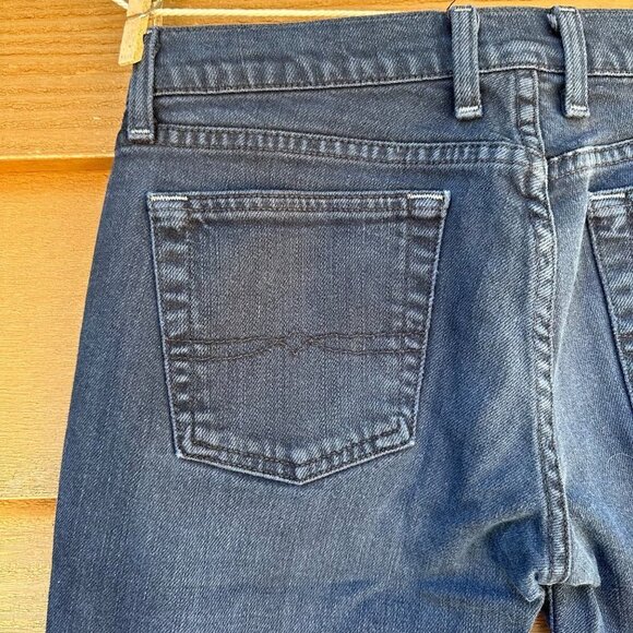 Lucky Brand Flare Bell Bottom Dark Blue Jeans Size 4 - Picture 13 of 14